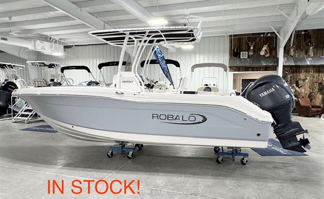 2025 Robalo R200 Alloy Gray/White
